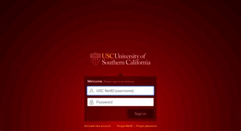 USC Shibboleth Single Sign.